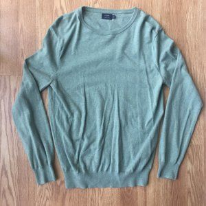 J Crew • Green Crew Neck Sweater